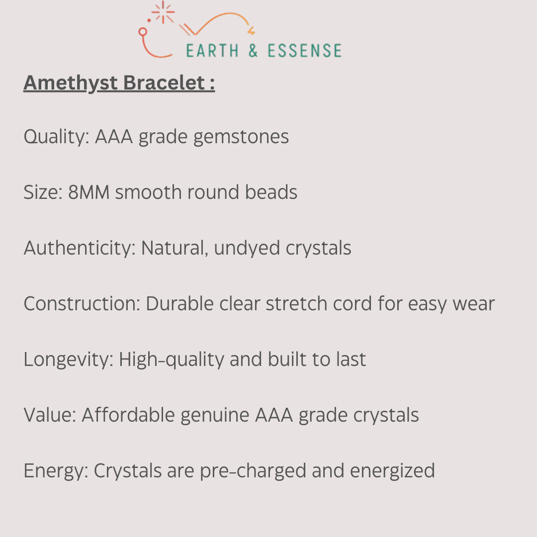 Amethyst Bracelet - Product Description