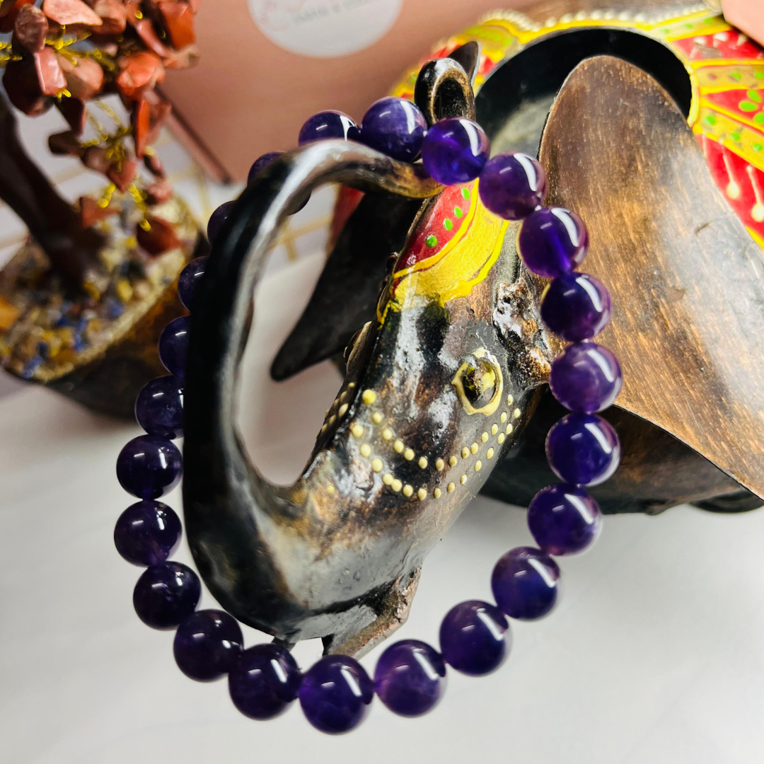 Amethyst Bracelet to Reduce Stress