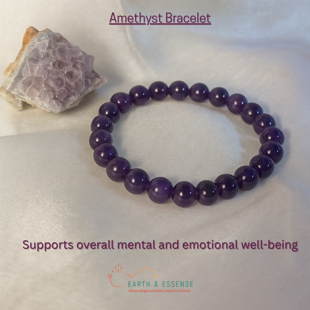 Amethyst Bracelet (Reduce Anxiety & Stress)