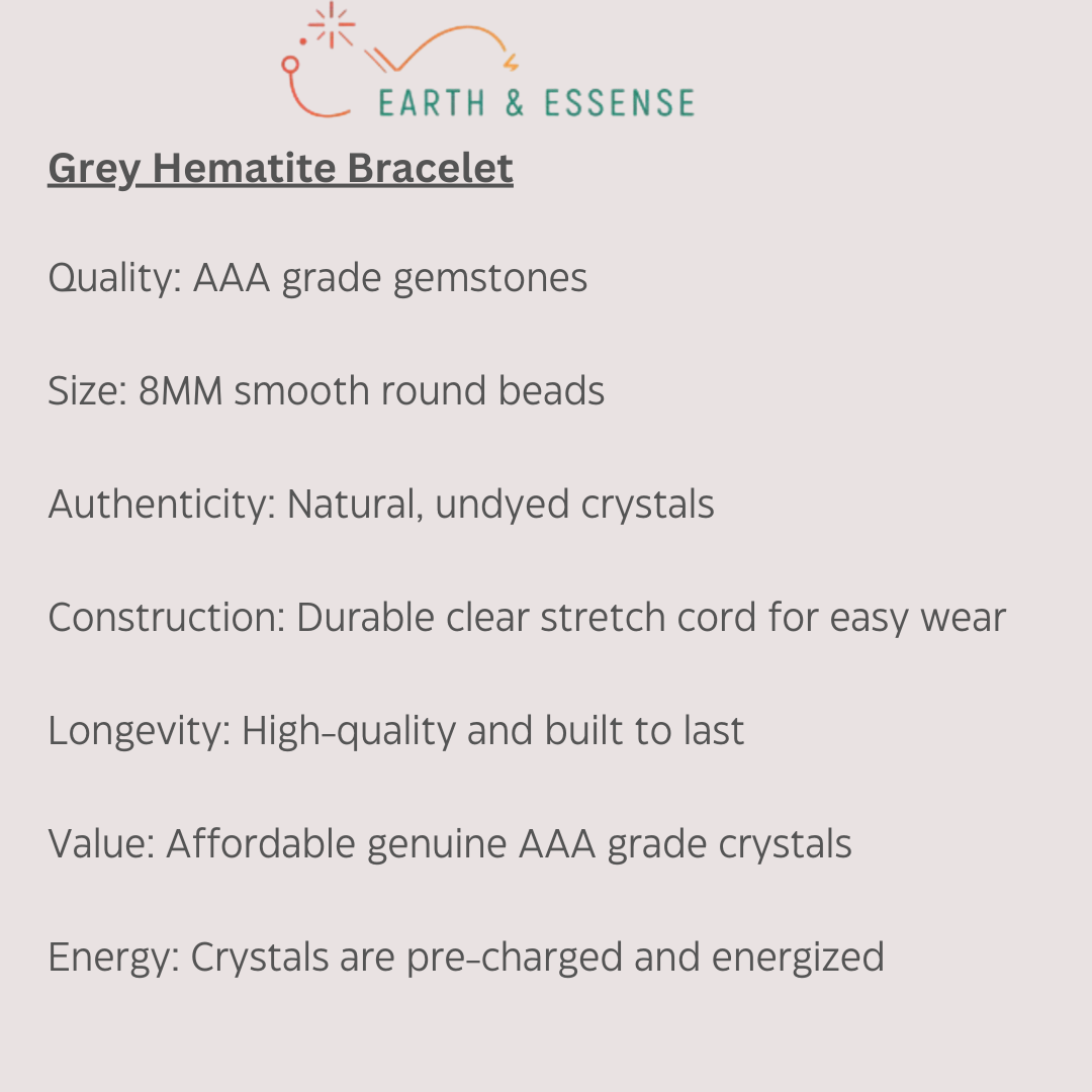 Gery Hematite Bracelet - Product Description