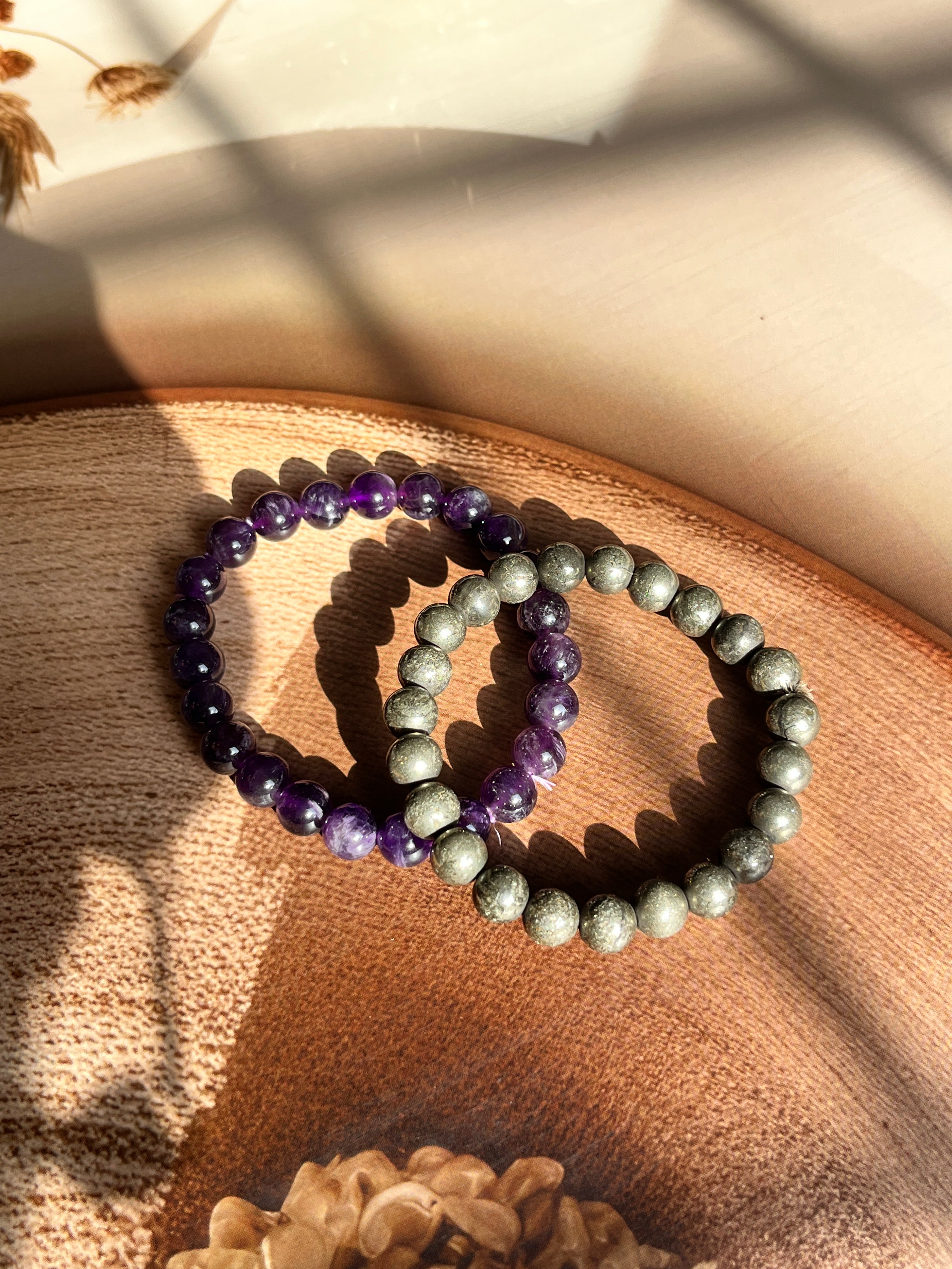 Amethyst + Pyrite Combo