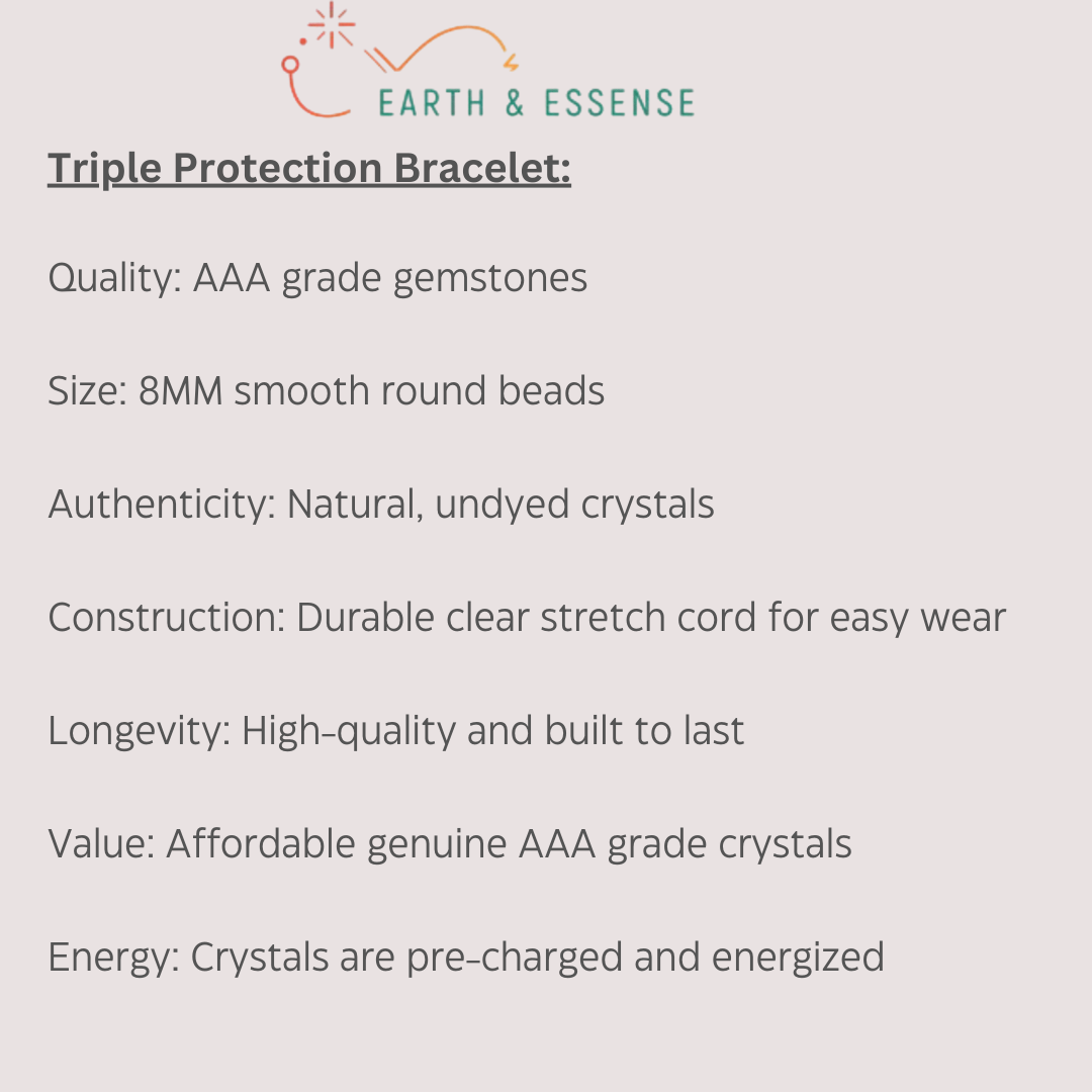 Triple Protection Crystal Bracelet  for Product Description