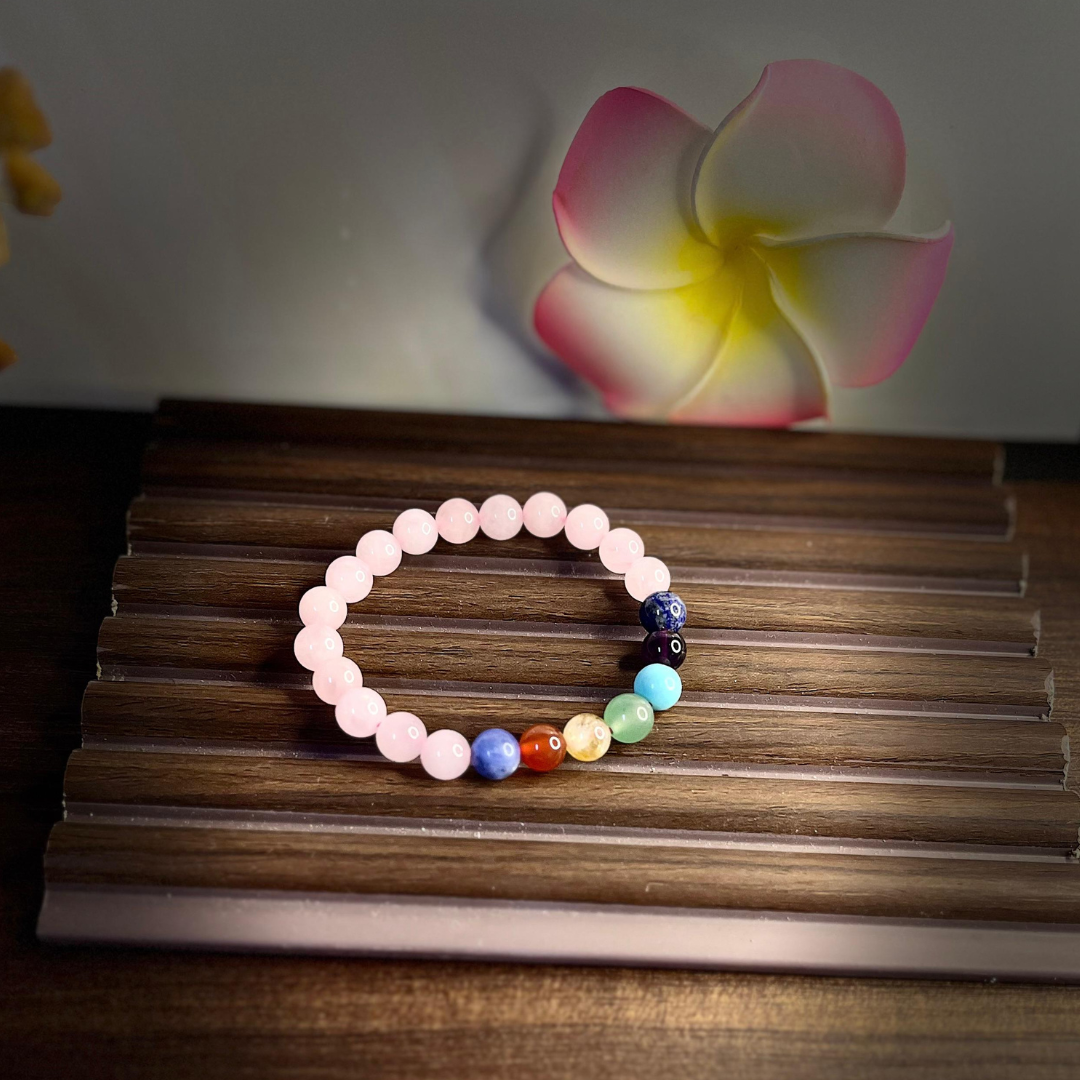 7 chakra crystal bracelet for Grounding energy