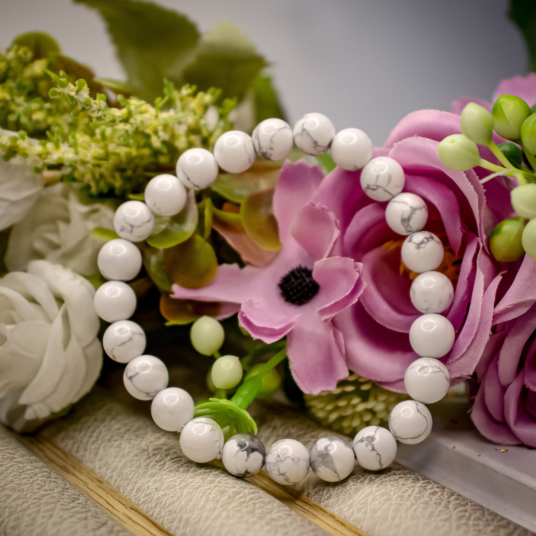 Howlite Crystal Bracelet for Embrace Calm