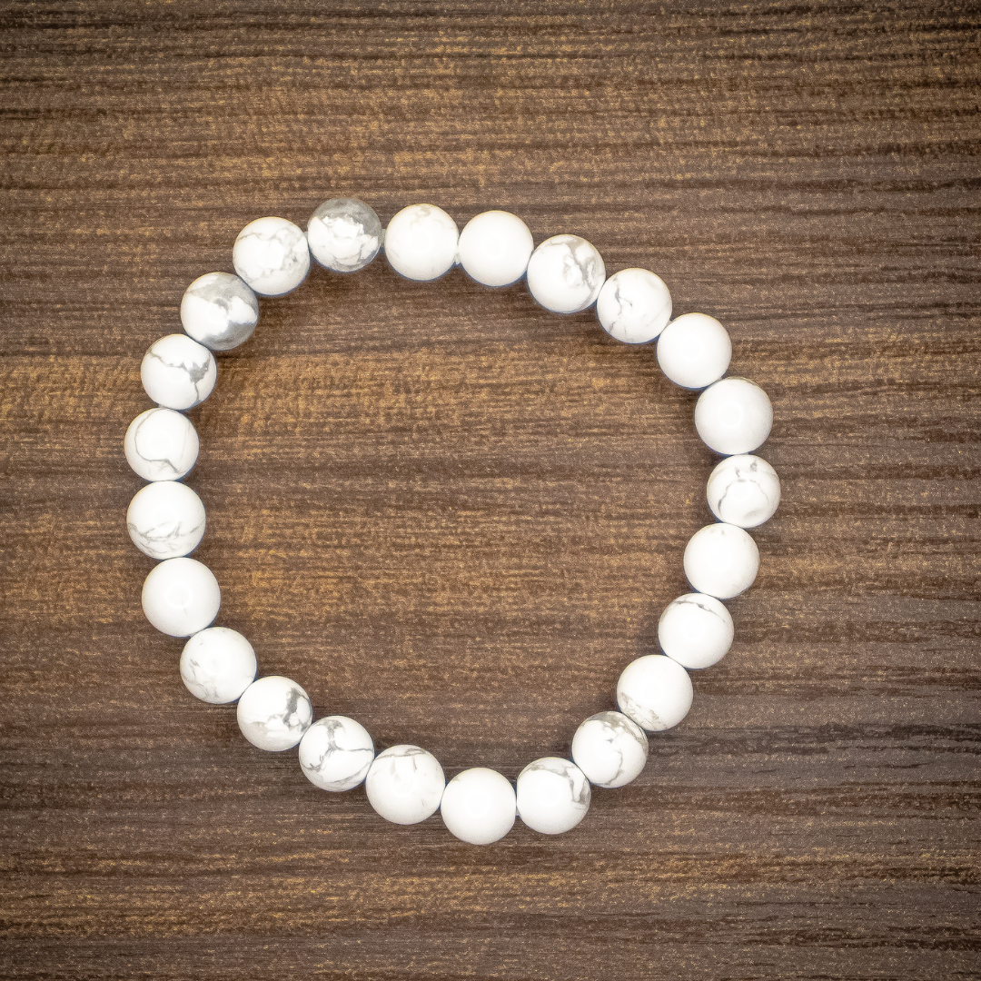 Howlite Crystal Bracelet for Patience