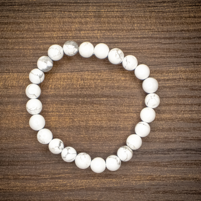 Howlite Crystal Bracelet for Patience