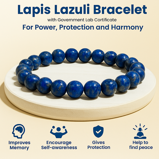 Lapis Lazuli Crystal Bracelet