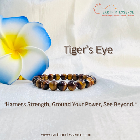 Tiger Eye Crystal Bracelet - 8MM - Unlock Confidence, Courage, and Protection